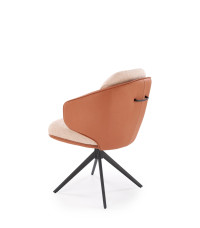 K554 krzesło brązowy / beżowy (1p2szt)