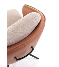 K554 krzesło brązowy / beżowy (1p2szt)