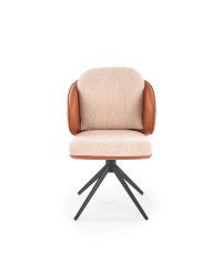 K554 krzesło brązowy / beżowy (1p2szt)