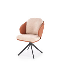 K554 krzesło brązowy / beżowy (1p2szt)