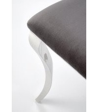 K555 krzesło popielaty / srebrny (1p4szt)