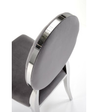 K555 krzesło popielaty / srebrny (1p4szt)