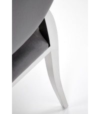 K555 krzesło popielaty / srebrny (1p4szt)