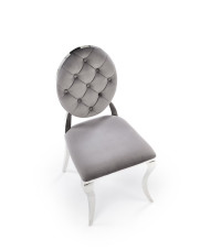 K555 krzesło popielaty / srebrny (1p4szt)