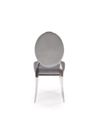 K555 krzesło popielaty / srebrny (1p4szt)