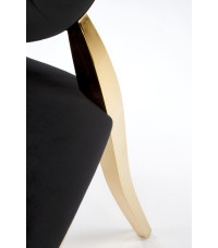 K556 krzesło czarny / złoty (1p4szt)