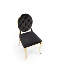 K556 krzesło czarny / złoty (1p4szt)