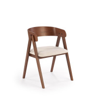 K562 krzesło orzechowy / jasny beżowy (1p2szt)