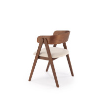 K562 krzesło orzechowy / jasny beżowy (1p2szt)