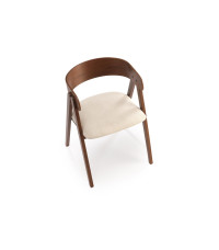 K562 krzesło orzechowy / jasny beżowy (1p2szt)