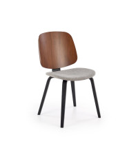 K563 krzesło orzechowy / popielaty / czarny (1p2szt)