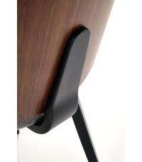 K563 krzesło orzechowy / popielaty / czarny (1p2szt)