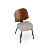 K563 krzesło orzechowy / popielaty / czarny (1p2szt)