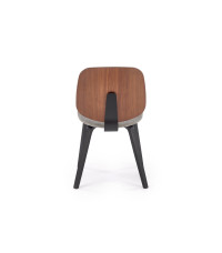 K563 krzesło orzechowy / popielaty / czarny (1p2szt)