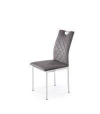 K578 krzesło popielaty / srebrny (1p4szt)