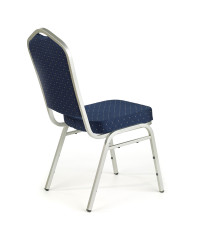 K66S krzesło niebieski, stelaż srebrny (1p1szt)