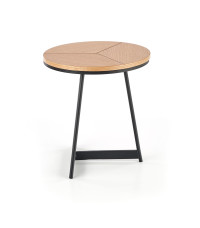 KARIDA-S ława dąb naturalny/czarny (1p1szt)