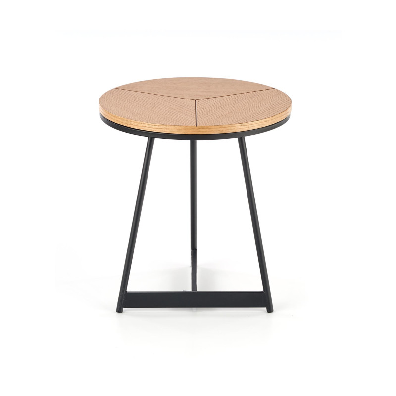 KARIDA-S ława dąb naturalny/czarny (1p1szt)