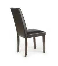 KERRY BIS  krzesło wenge/ciemny brąz (1p2szt)