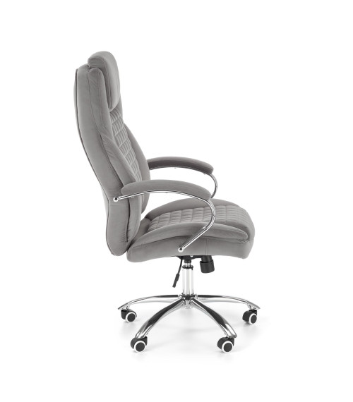 KING 2 fotel gabinetowy, tkanina popielaty (1p1szt)