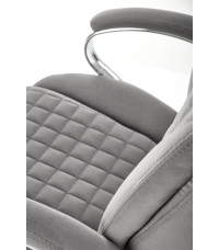 KING 2 fotel gabinetowy, tkanina popielaty (1p1szt)