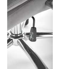 KING 2 fotel gabinetowy, tkanina popielaty (1p1szt)