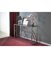 KN5 kosolka, stelaż - srebrny, szkło - dymiony (1p1szt)