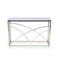 KN5 kosolka, stelaż - srebrny, szkło - dymiony (1p1szt)