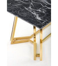 KONAMI stół, blat - czarny marmur, nogi - złoty (2p1szt)