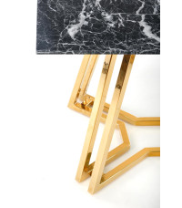 KONAMI stół, blat - czarny marmur, nogi - złoty (2p1szt)
