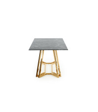 KONAMI stół, blat - czarny marmur, nogi - złoty (2p1szt)