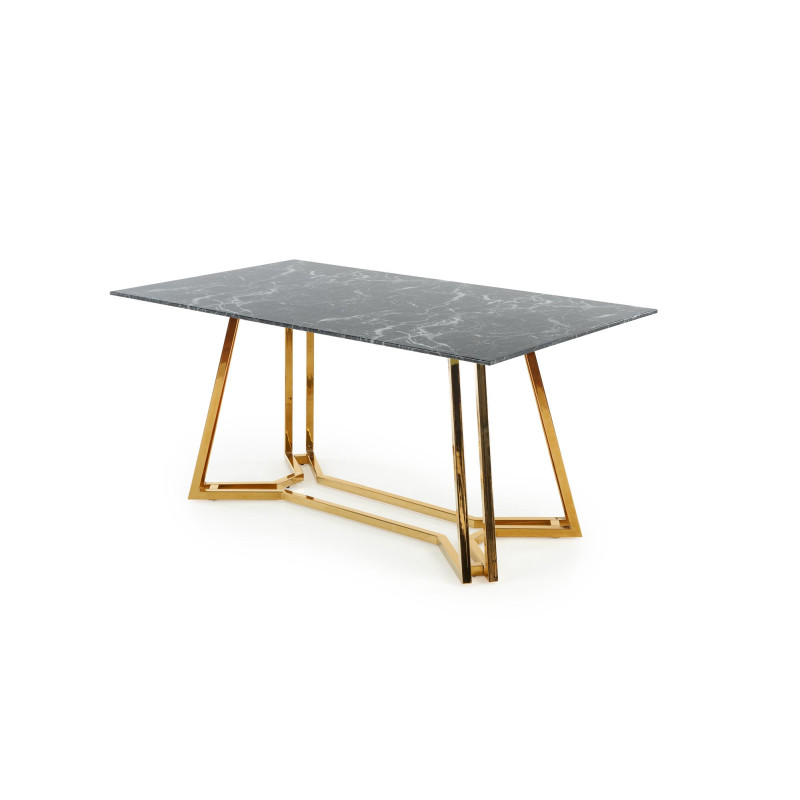KONAMI stół, blat - czarny marmur, nogi - złoty (2p1szt)
