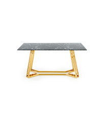 KONAMI stół, blat - czarny marmur, nogi - złoty (2p1szt)