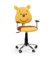 KUBUŚ fotel młodzieżowy brązowy