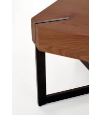 LAVIDA ława orzechowy / czarny (1p1szt)