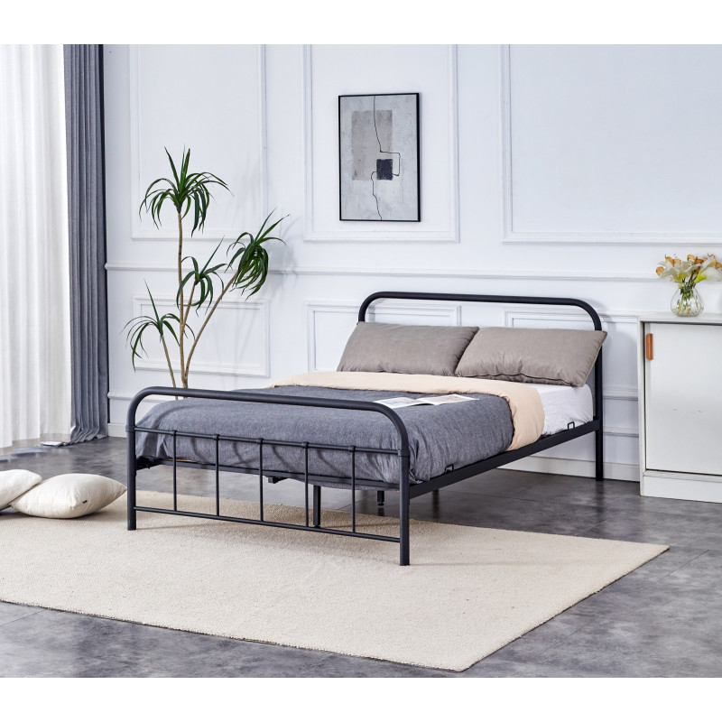 LINDA 140 łożko czarne (2p1szt)