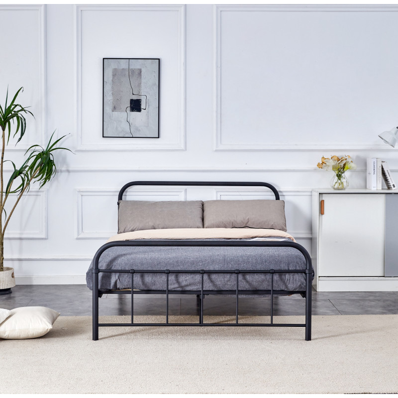 LINDA 140 łożko czarne (2p1szt)