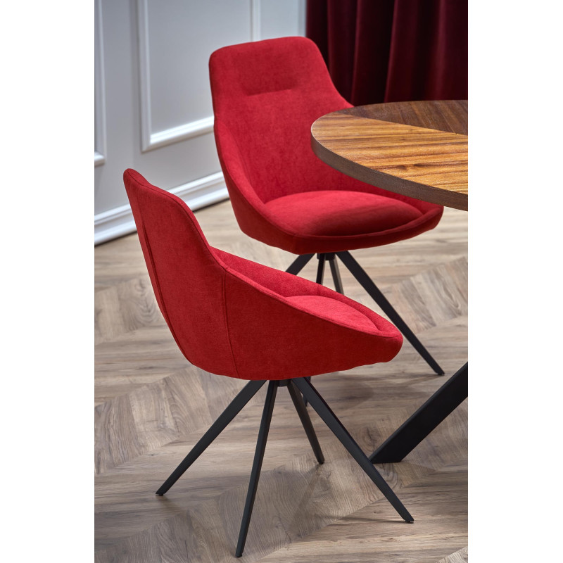 LOCARNO stół, blat - orzechowy, noga - czarny (2p1szt)