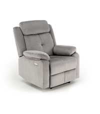 Fotel wypoczynkowy Loris popielaty (2p1szt)