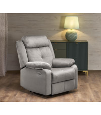 LORIS fotel wypoczynkowy popielaty (2p1szt)