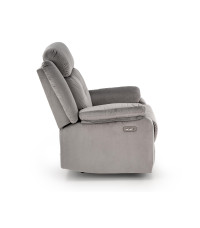 LORIS fotel wypoczynkowy popielaty (2p1szt)