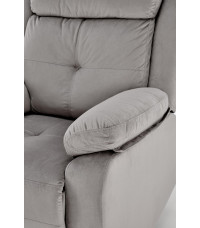 LORIS fotel wypoczynkowy popielaty (2p1szt)