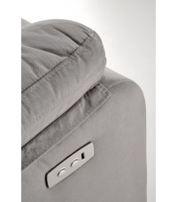 LORIS fotel wypoczynkowy popielaty (2p1szt)