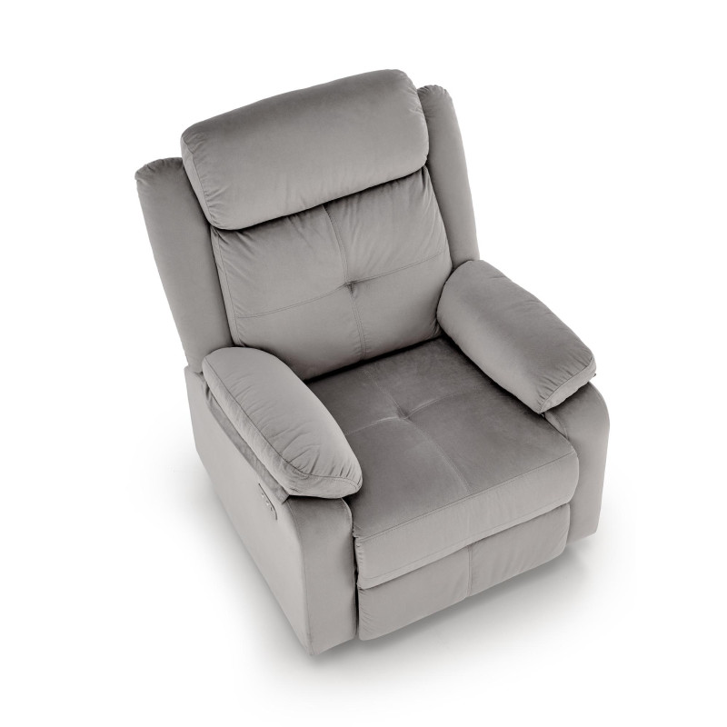 LORIS fotel wypoczynkowy popielaty (2p1szt)