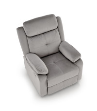 LORIS fotel wypoczynkowy popielaty (2p1szt)
