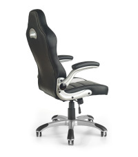 LOTUS fotel gabinetowy czarno-popielaty