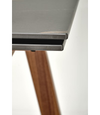 LOZANO stół rozkładany, czarny marmur / orzechowy (2p1szt)