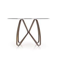 LUNGO stół złoty antyczny / brązowy (2p1szt)