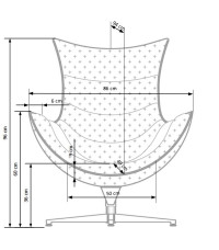 LUXOR fotel wypoczynkowy c. brązowy (1p1szt)
