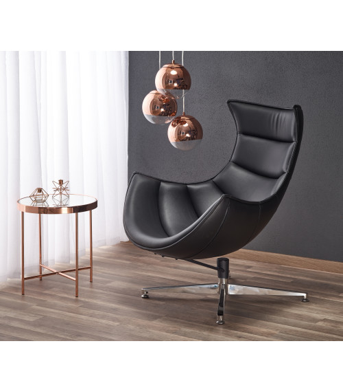 LUXOR fotel wypoczynkowy czarny (1p1szt)